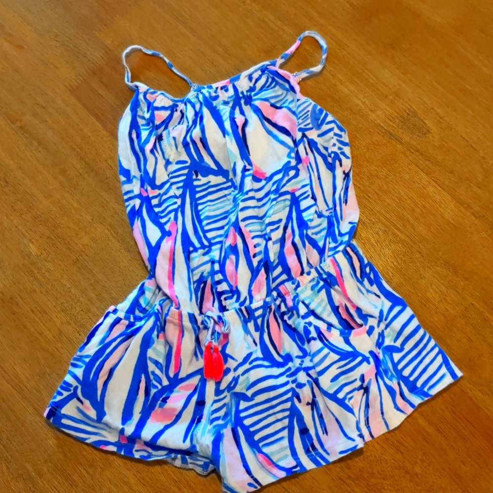 Lilly Pulitzer Girls Romper Size 6/7